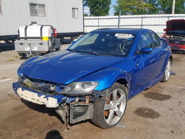 JM1FE173050145340 - 2005 MAZDA RX8 BLUE photo 2