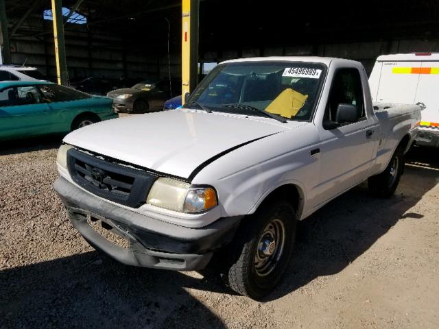 4F4YR12D95PM03933 - 2005 MAZDA B2300 WHITE photo 2