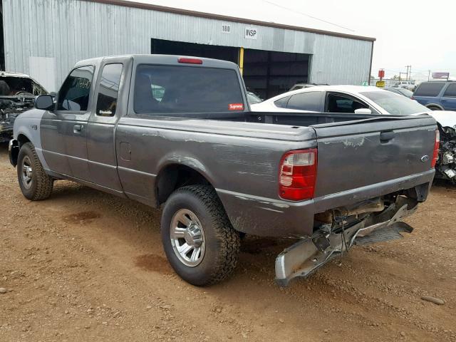 1FTYR44E85PA31761 - 2005 FORD RANGER SUP GRAY photo 3