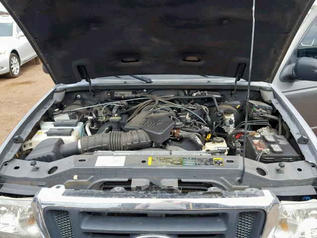 1FTYR44E85PA31761 - 2005 FORD RANGER SUP GRAY photo 7