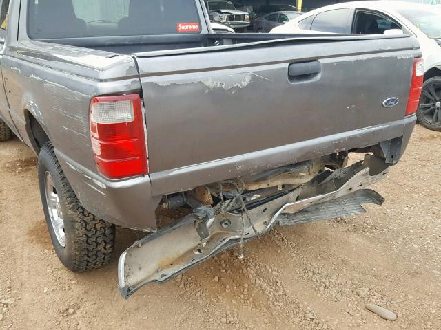 1FTYR44E85PA31761 - 2005 FORD RANGER SUP GRAY photo 9