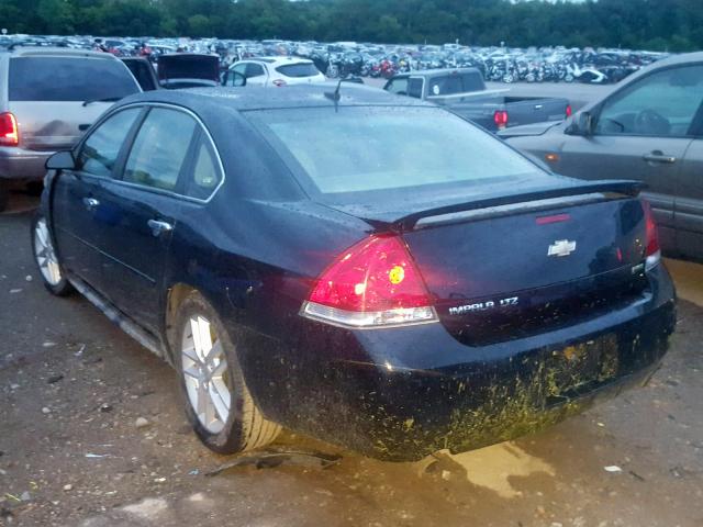 2G1WC5E36D1223163 - 2013 CHEVROLET IMPALA LTZ BLACK photo 3