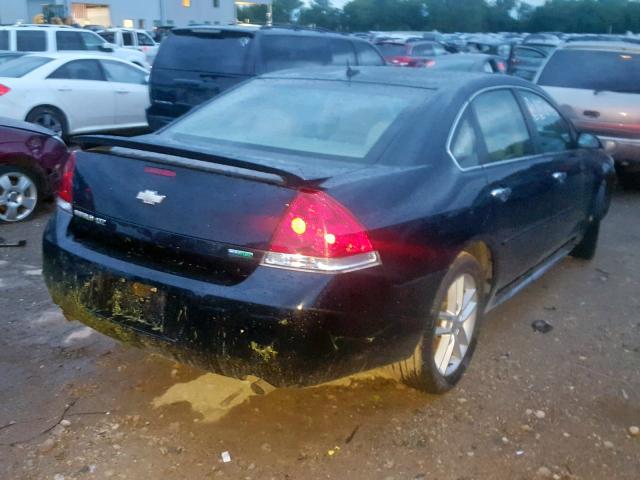 2G1WC5E36D1223163 - 2013 CHEVROLET IMPALA LTZ BLACK photo 4