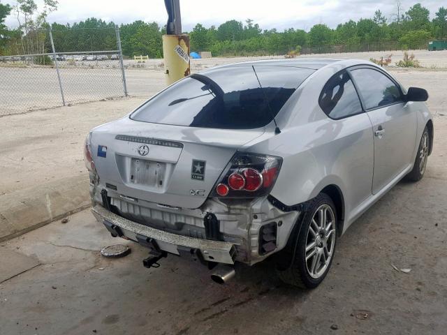 JTKDE167990287857 - 2009 TOYOTA SCION TC ვერცხლისფერი ფოტო 4
