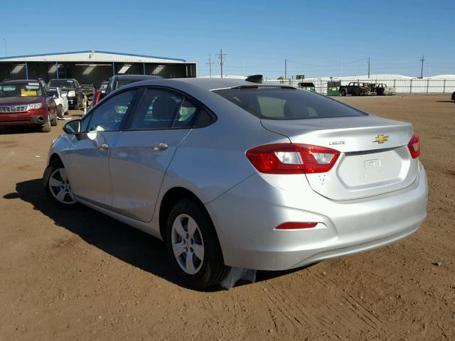 1G1BA5SM9G7298738 - 2016 CHEVROLET CRUZE L SILVER photo 3