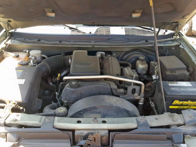 1GKDS13S032360638 - 2003 GMC ENVOY GREEN photo 7