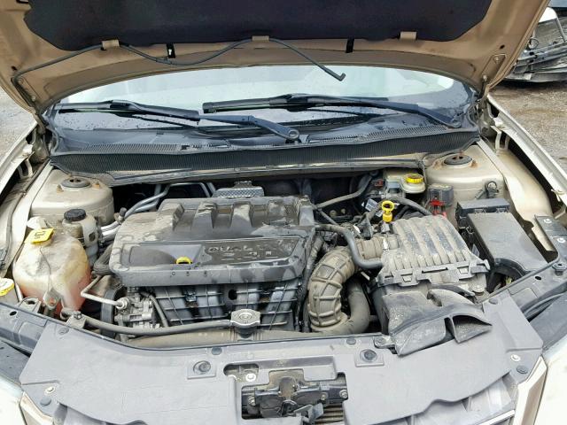 1C3LC46J08N182412 - 2008 CHRYSLER SEBRING LX GOLD photo 7