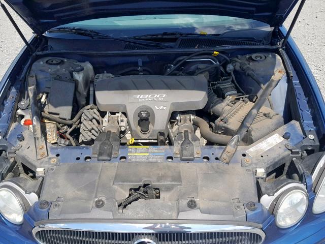 2G4WC532651269817 - 2005 BUICK LACROSSE C BLUE photo 7