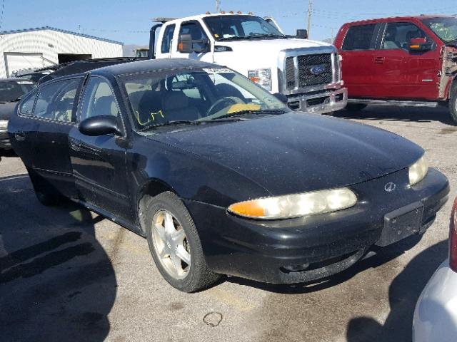 1G3NF52E0YC339376 - 2000 OLDSMOBILE ALERO GLS BLACK photo 1