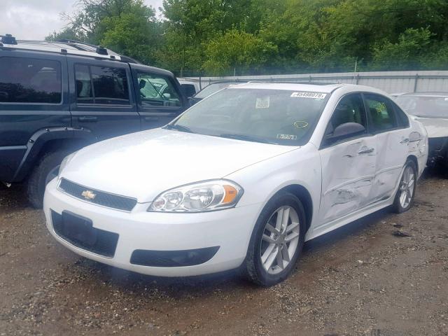 2G1WC5E32C1229864 - 2012 CHEVROLET IMPALA LTZ WHITE photo 2