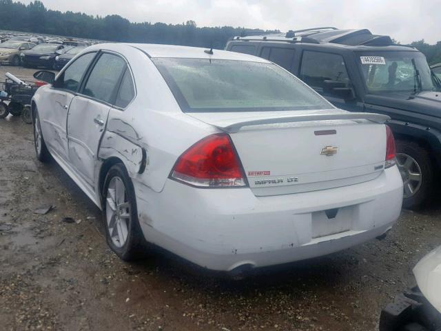 2G1WC5E32C1229864 - 2012 CHEVROLET IMPALA LTZ WHITE photo 3