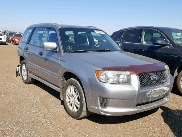 JF1SG66648H714994 - 2008 SUBARU FORESTER S SILVER photo 1