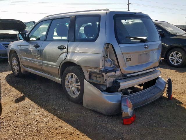 JF1SG66648H714994 - 2008 SUBARU FORESTER S SILVER photo 3