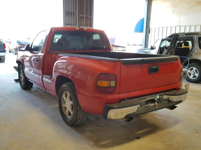 1GTEC14W41Z211376 - 2001 GMC NEW SIERRA RED photo 3