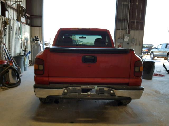 1GTEC14W41Z211376 - 2001 GMC NEW SIERRA RED photo 6