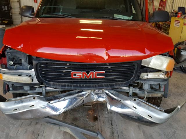 1GTEC14W41Z211376 - 2001 GMC NEW SIERRA RED photo 7