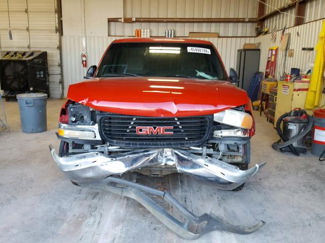 1GTEC14W41Z211376 - 2001 GMC NEW SIERRA RED photo 9