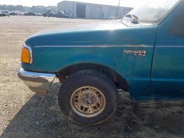 1FTCR14X2RPC60677 - 1994 FORD RANGER SUP GREEN photo 9