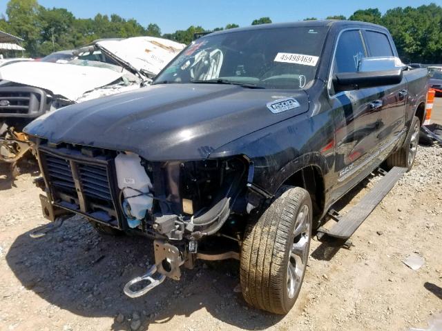 1C6SRFHT9KN586341 - 2019 RAM 1500 LIMIT BLACK photo 2