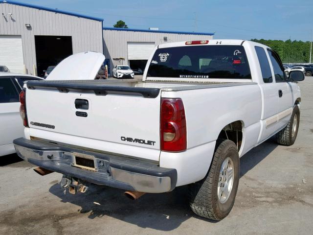 2GCEC19N641407154 - 2004 CHEVROLET SILVERADO WHITE photo 4