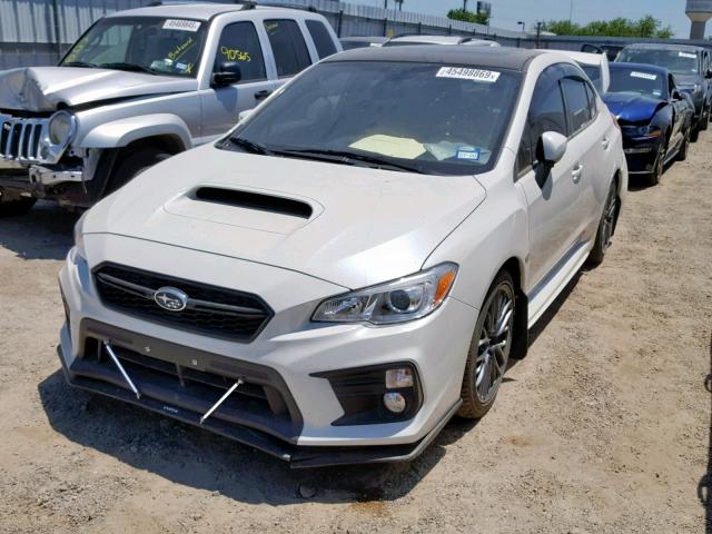 JF1VA1F65K8802378 - 2019 SUBARU WRX LIMITE WHITE photo 2