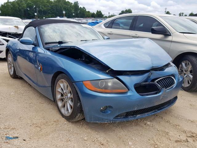 4USBT33443LR65988 - 2003 BMW Z4 2.5 BLUE photo 1