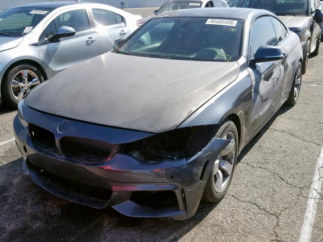 WBA3R1C56EK190640 - 2014 BMW 435 I GRAY photo 2