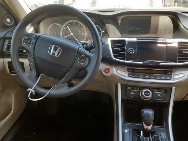 1HGCR3F87FA036113 - 2015 HONDA ACCORD EXL WHITE photo 9