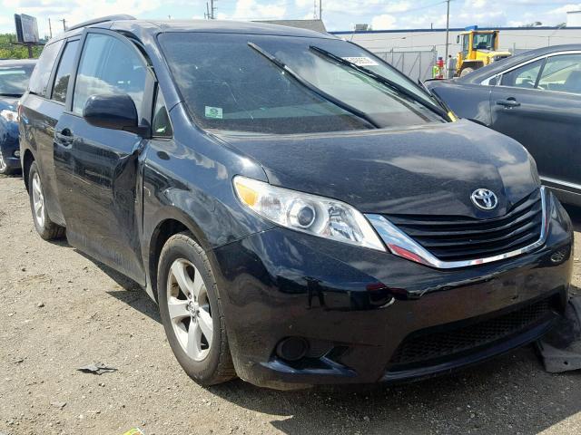 5TDKK3DC6FS590123 - 2015 TOYOTA SIENNA LE BLACK photo 1