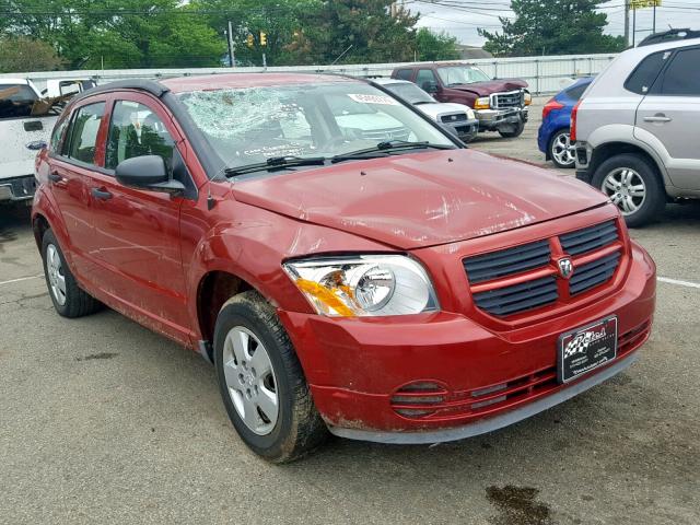 1B3HB28B67D381825 - 2007 DODGE CALIBER RED photo 1