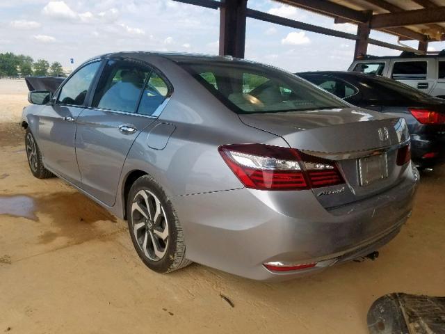 1HGCR2F88HA067321 - 2017 HONDA ACCORD EXL SILVER photo 3