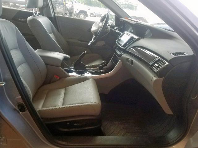 1HGCR2F88HA067321 - 2017 HONDA ACCORD EXL SILVER photo 5