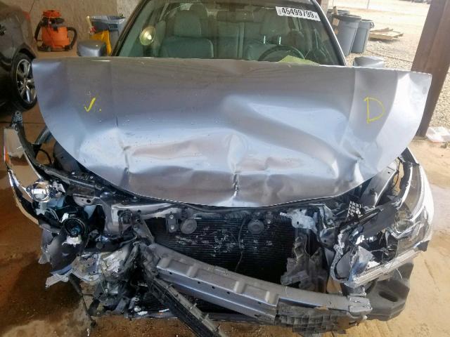 1HGCR2F88HA067321 - 2017 HONDA ACCORD EXL SILVER photo 7