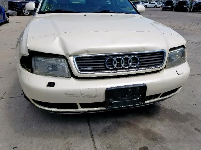 WAUED68D9WA034698 - 1998 AUDI A4 2.8 QUA WHITE photo 9