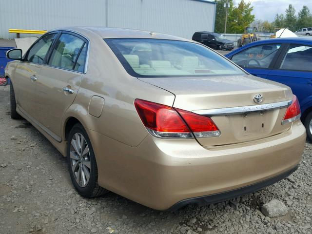 4T1BK3DB9BU414739 - 2011 TOYOTA AVALON BAS Qızıl foto 3