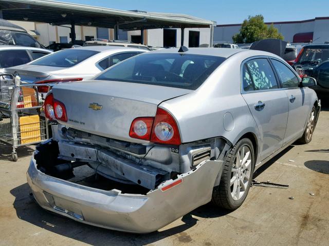 1G1ZE5E05CF265800 - 2012 CHEVROLET MALIBU LTZ ვერცხლისფერი ფოტო 4