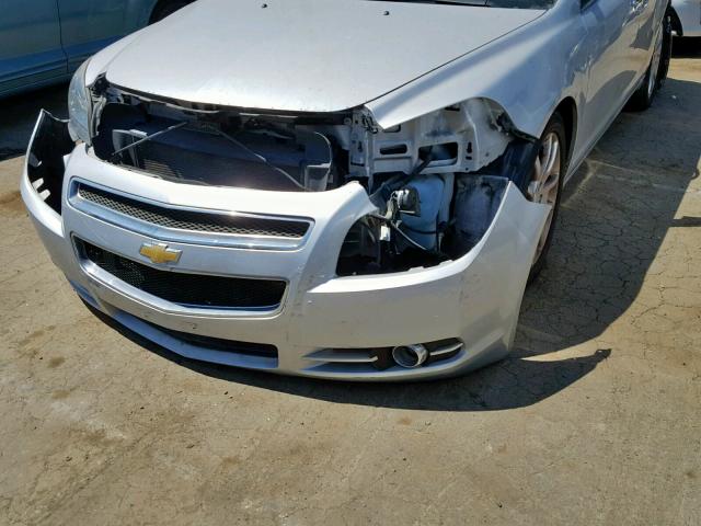 1G1ZE5E05CF265800 - 2012 CHEVROLET MALIBU LTZ ვერცხლისფერი ფოტო 9