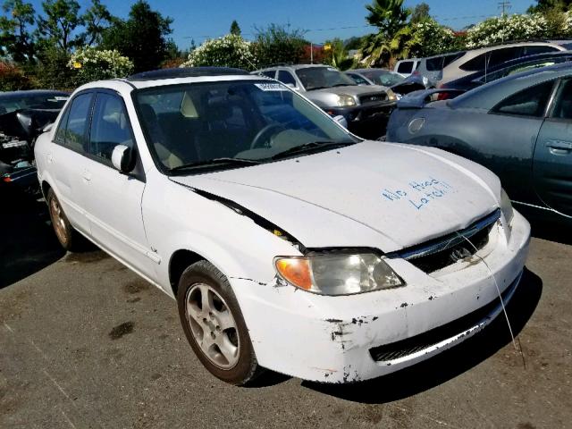 JM1BJ225021569096 - 2002 MAZDA PROTEGE DX WHITE photo 1