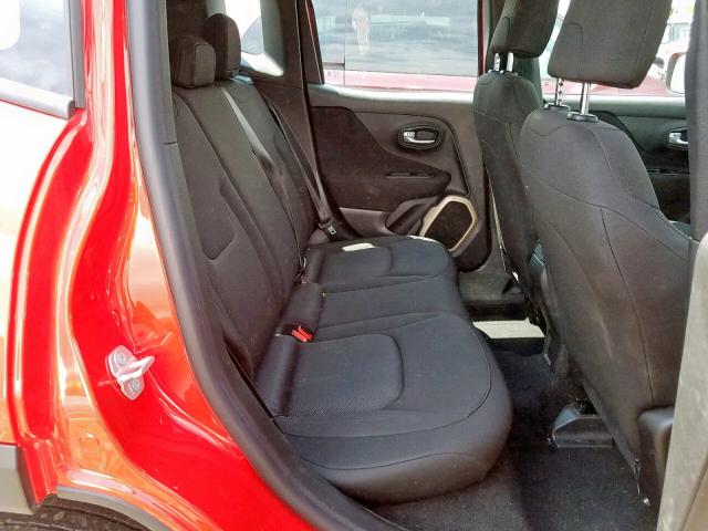 ZACCJBAB5HPG04350 - 2017 JEEP RENEGADE S RED photo 6