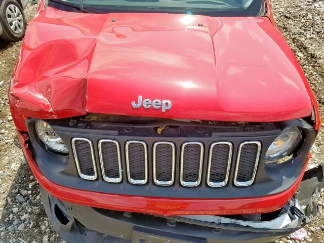 ZACCJBAB5HPG04350 - 2017 JEEP RENEGADE S Qırmızı foto 7