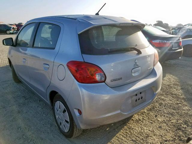 ML32A3HJ6FH040262 - 2015 MITSUBISHI MIRAGE DE SILVER photo 3