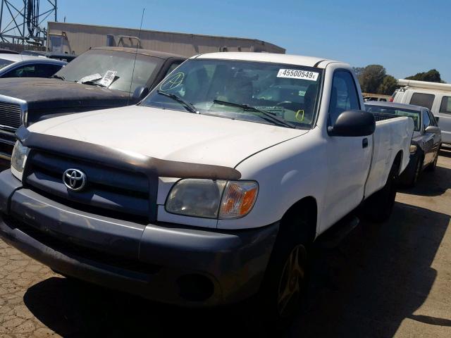 5TBJU32185S442845 - 2005 TOYOTA TUNDRA WHITE photo 2