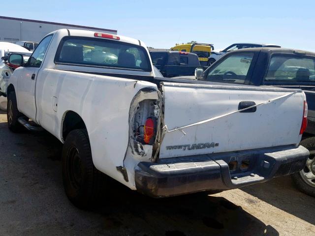 5TBJU32185S442845 - 2005 TOYOTA TUNDRA WHITE photo 3