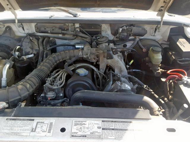 1FTYR10C7XPA53885 - 1999 FORD RANGER WHITE photo 7