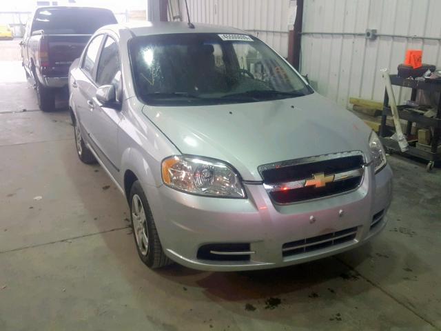 KL1TD5DE1BB138696 - 2011 CHEVROLET AVEO LS SILVER photo 1