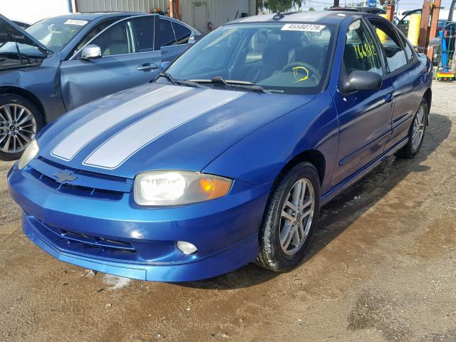 3G1JH54F14S164048 - 2004 CHEVROLET CAVALIER L BLUE photo 2