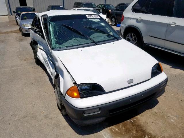 2C1MR2465P6710186 - 1993 GEO METRO WHITE photo 1