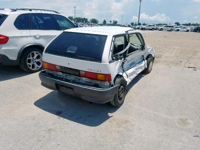 2C1MR2465P6710186 - 1993 GEO METRO WHITE photo 4