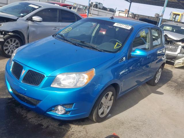 KL2TD66E89B653428 - 2009 PONTIAC G3 BLUE photo 2