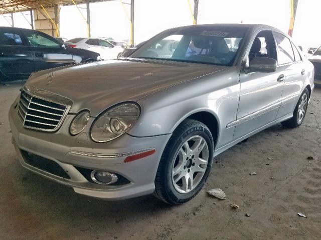 WDBUF56X49B383118 - 2009 MERCEDES-BENZ E 350 SILVER photo 2